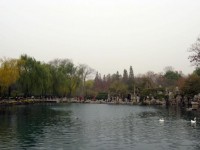 В парке Цзинаня